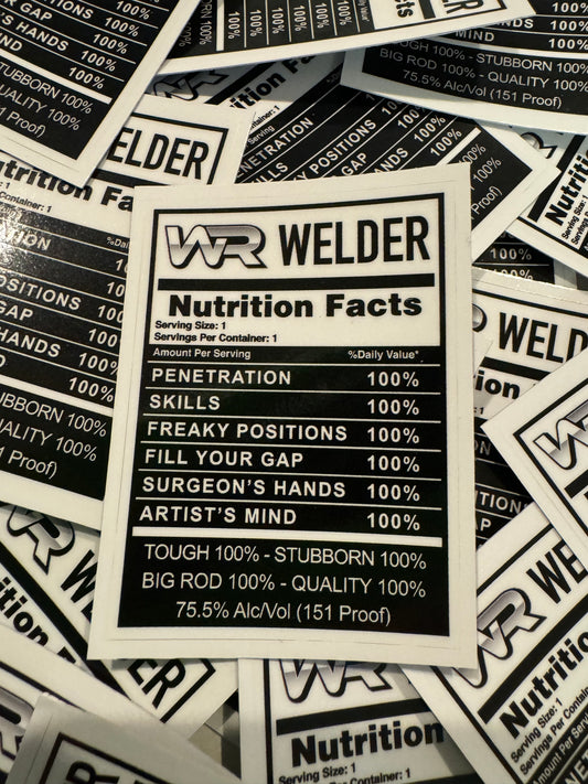 Welder Nutrition Facts