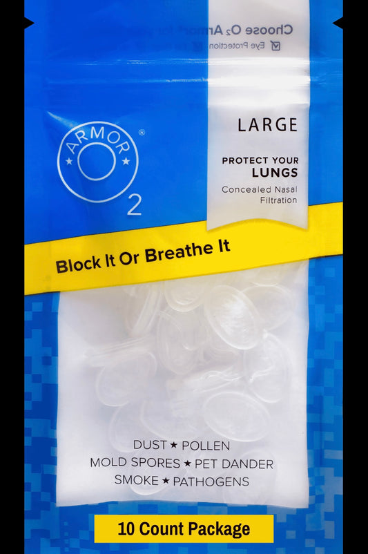 O2 Nasal Filters 10 Pack