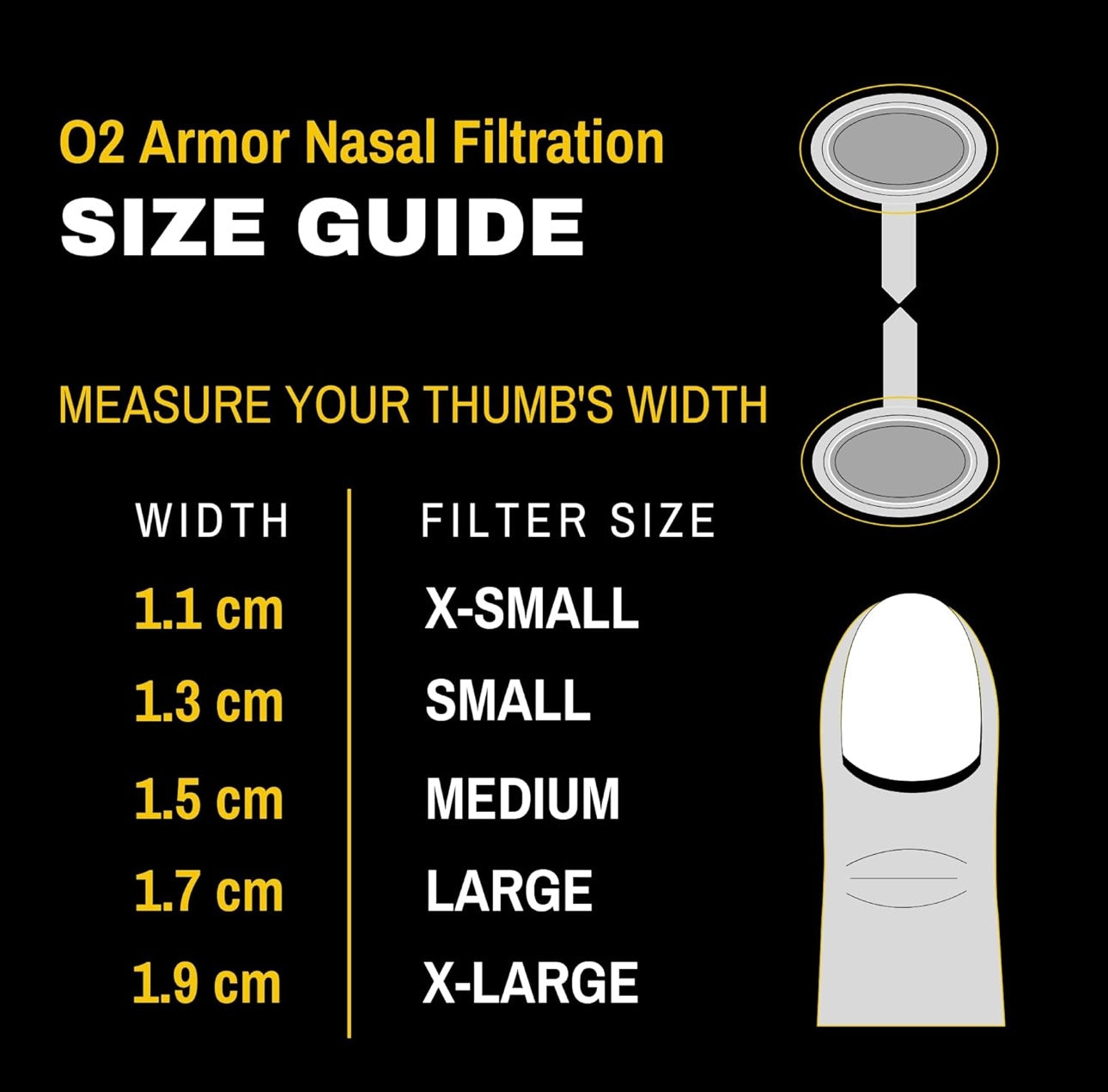 O2 Armor Nasal Filter Sample Pack