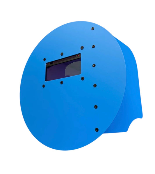 Blue Round Carbon Fiber Pancake