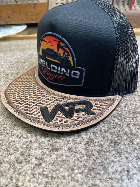 Rig Welder Leather Bill Hat