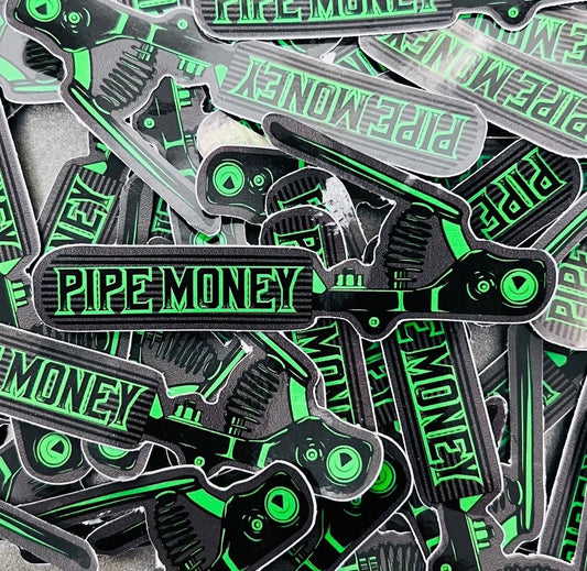 Pipe Money Decal