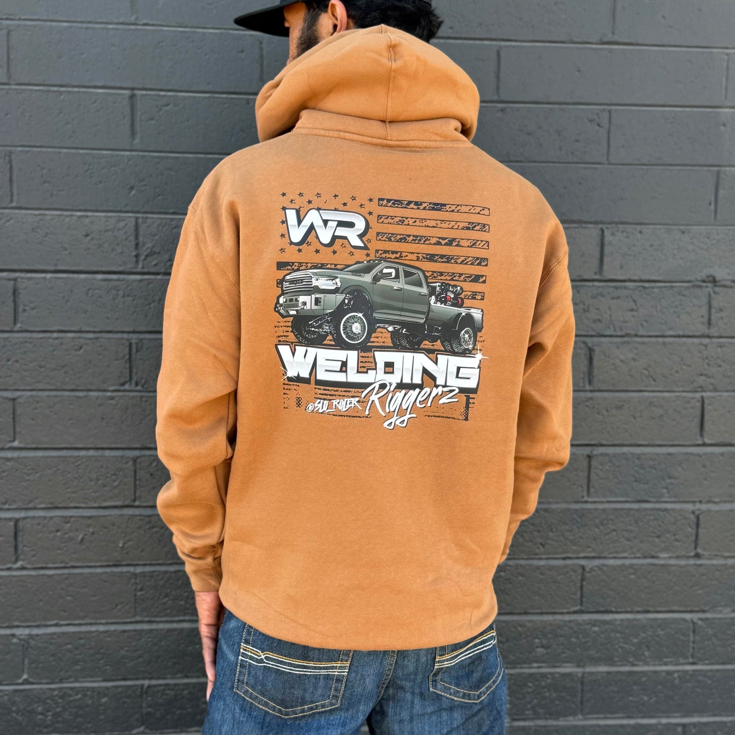 Weldingriggerz Brown Heavyweight Hoodie