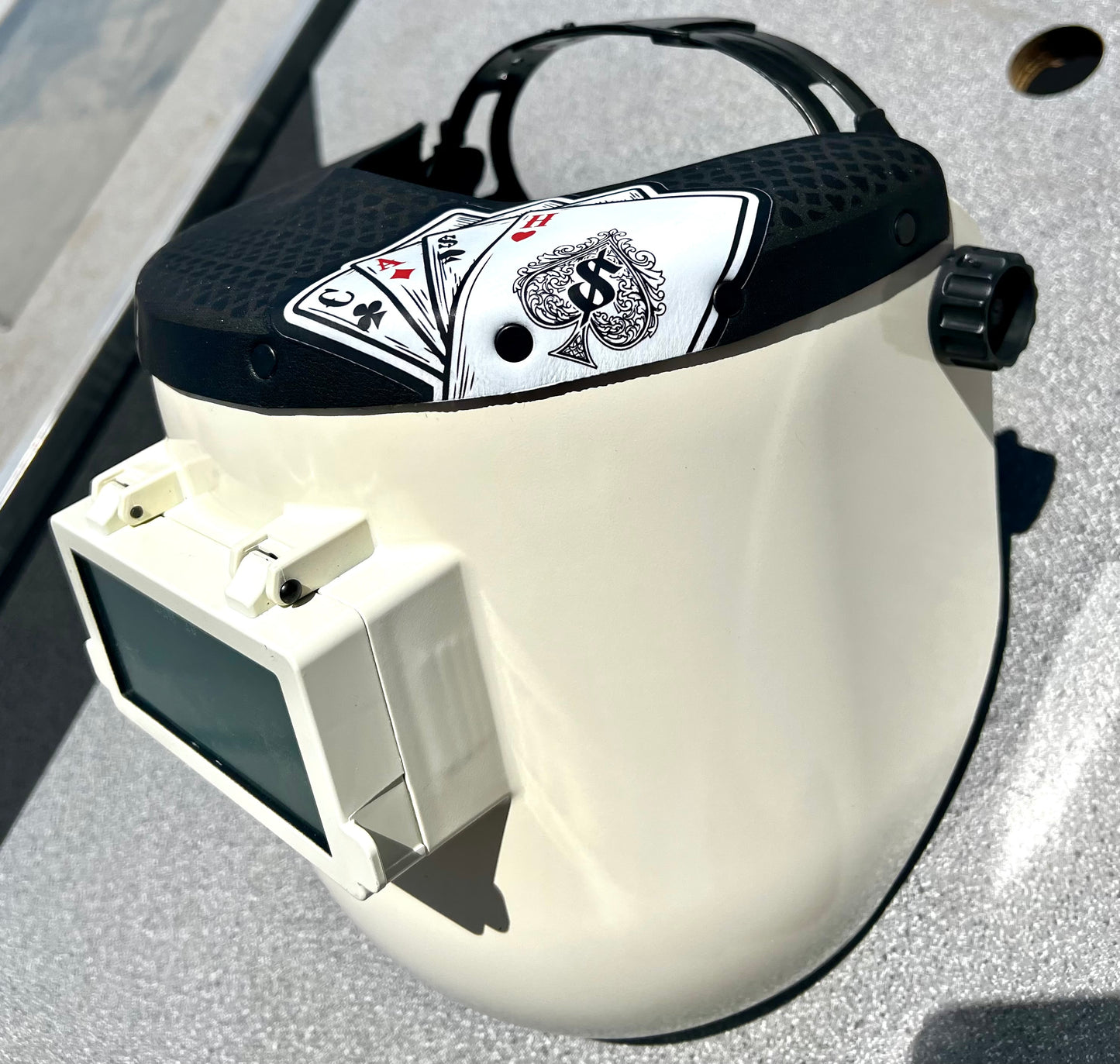 Ace of Money Welding Hood