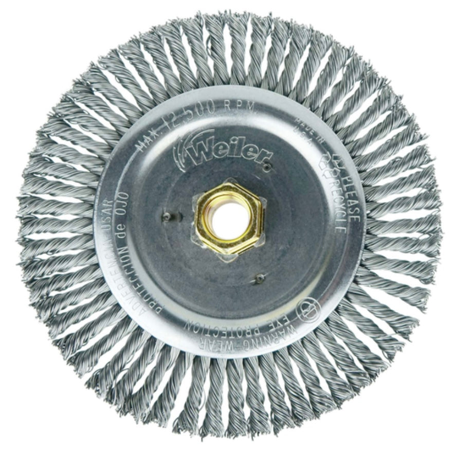 Weiler Dually Stringer Bead Wheel 6"