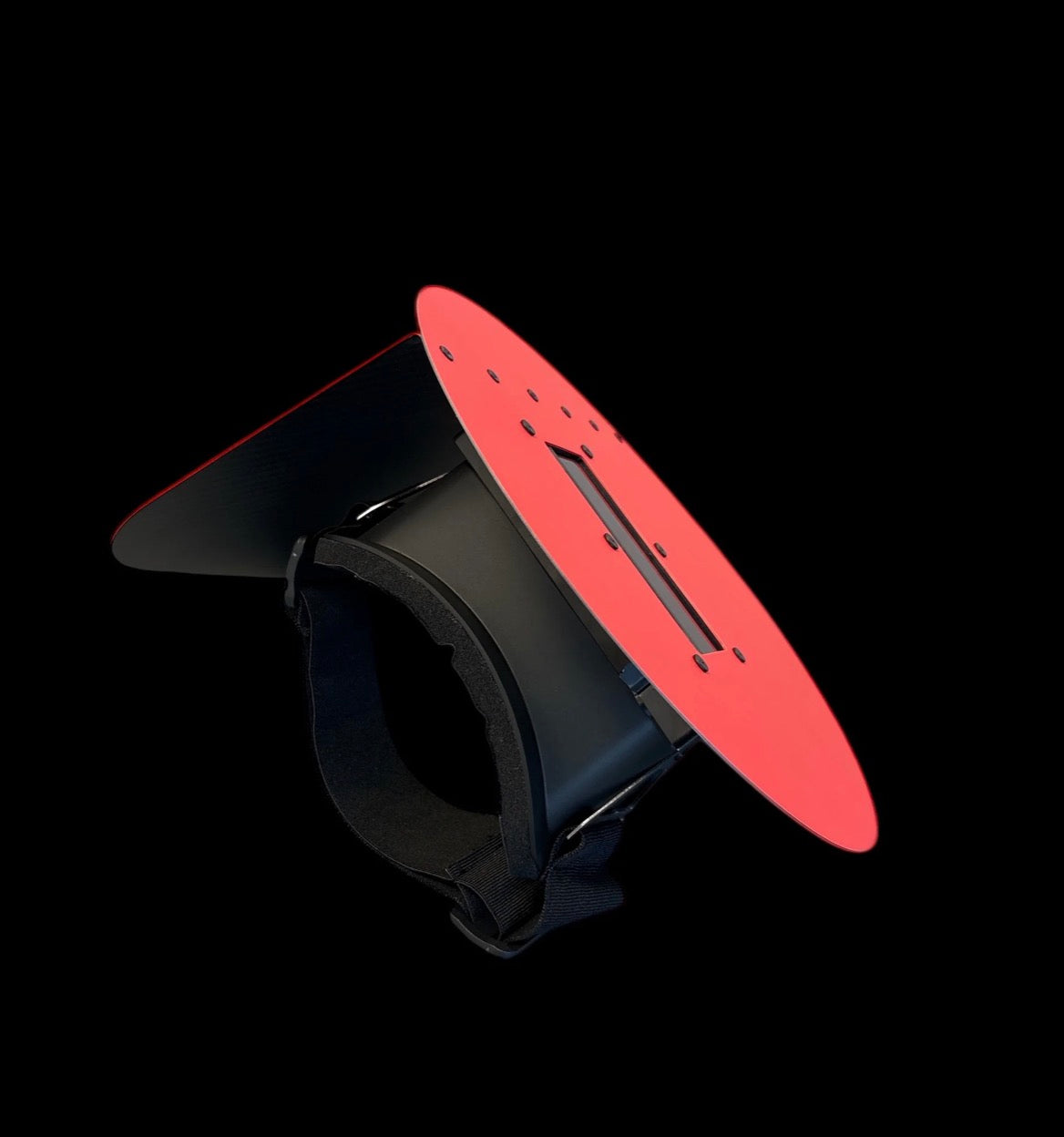 Red Round Carbon Fiber Pancake