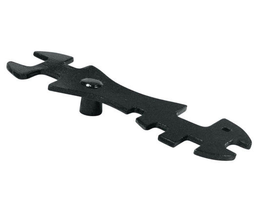 ank Wrench, Steel, 8-1/2 in Opening, For Regulators/Torches/Acetylene Cylinders, Steel