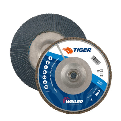 Tiger Disc Angled Style Flap Disc 7"