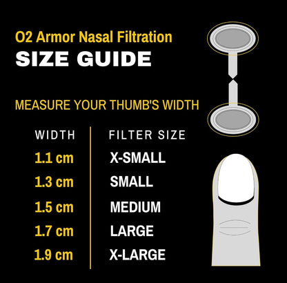 O2 Nasal Filters 10 Pack