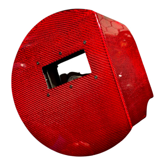 Candy Red Carbon Fiber Pancake