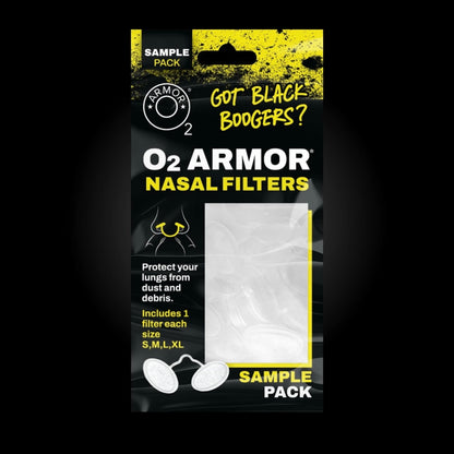 O2 Armor Nasal Filter Sample Pack