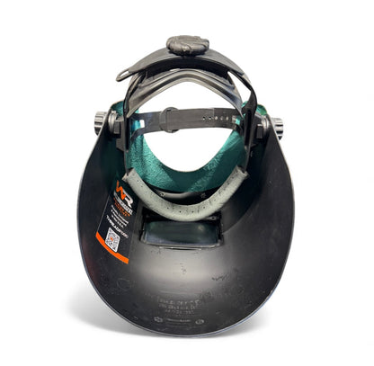 Teal Welding Hood Chopped Top