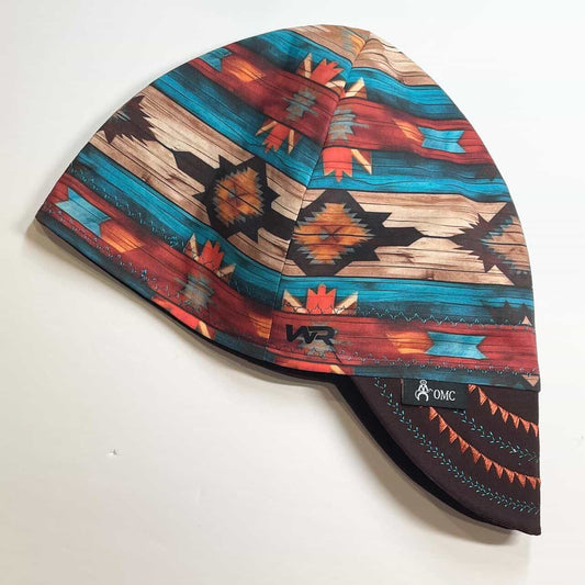 Aztec Welding Cap, Black Line