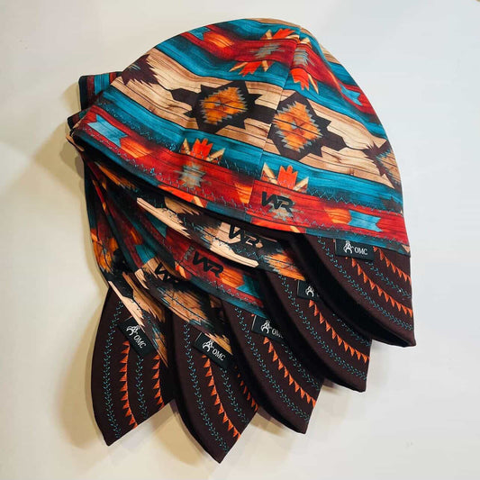 Aztec Welding Cap, Black Line