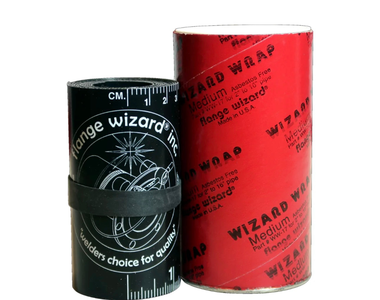 Wizard Wrap, Medium Only, 3-7/8 in W x 60 in L, Heat Resistant